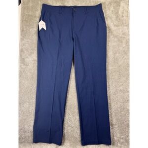 1764 Golf Men Performance Pants Navy Blue Stretch Straight Leg 02B5001 38x32 NWT
